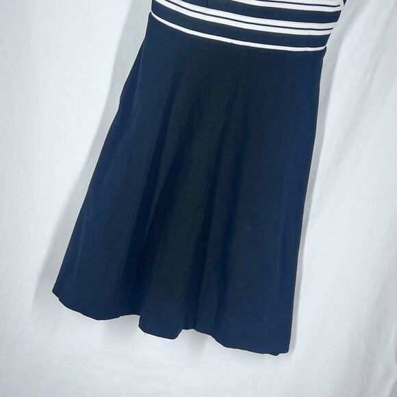 Maeve Anthropologie Womens Dress Size 0 Black Crosswise Sleeveless Flare Bandage - Picture 11 of 13